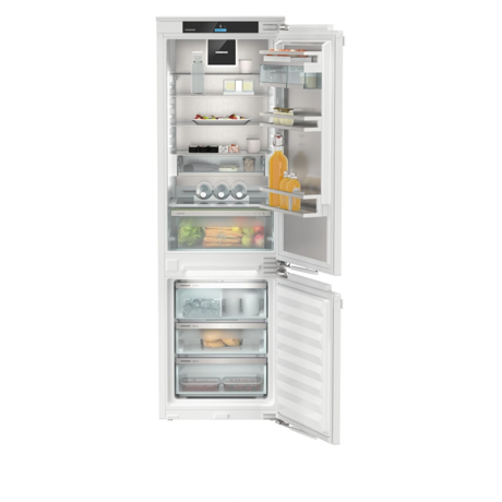 Combina frigorifica incorporabila Liebherr ICNci 5173 Peak, EasyFresh si NoFrost, 55 cm, 255 l, DuoCooling, SmartDeviceBox, LightTower, SoftSystem, IceMaker, SuperSilent, Clasa C